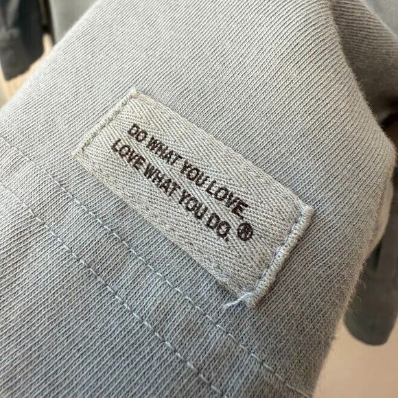 Life is Good "Livin' on a Pair" Long Sleeve Mens XXL Blue Pullover Crewneck - Picture 3 of 7